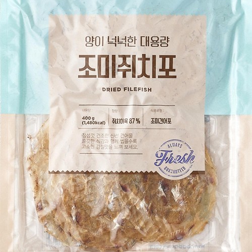 양이 넉넉한 조미쥐치포 (400G)