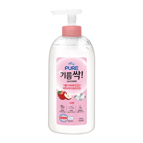 피죤퓨어 기름싹 주방세제 사과향 (700ML)