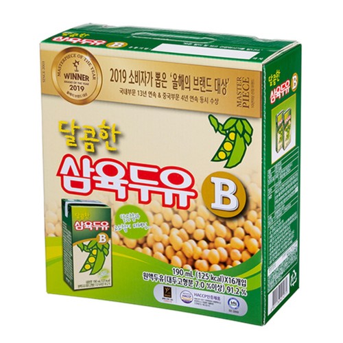 달콤한 삼육 두유 B (190ML*16입)