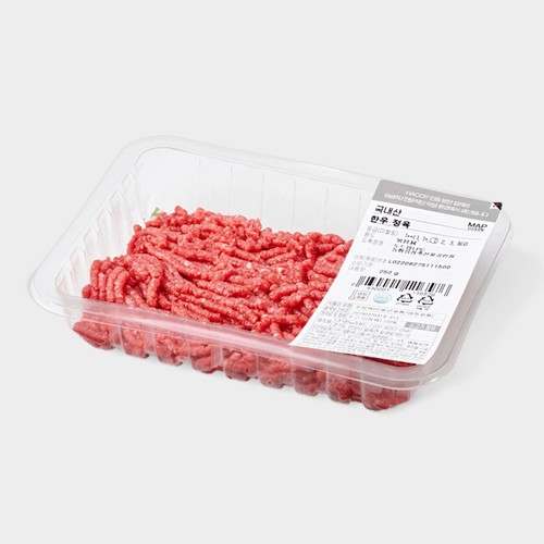 일반한우 정육 다짐육 (1등급 이상) (250G)