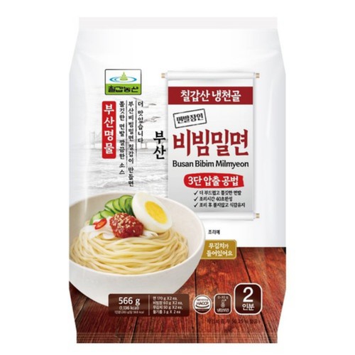 칠갑농산 부산비빔밀면 (566G)