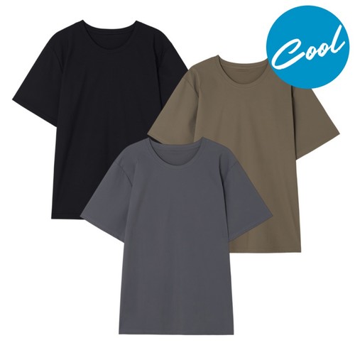 CHARCOAL/XXL 오늘좋은 성인 냉감 반팔티셔츠
