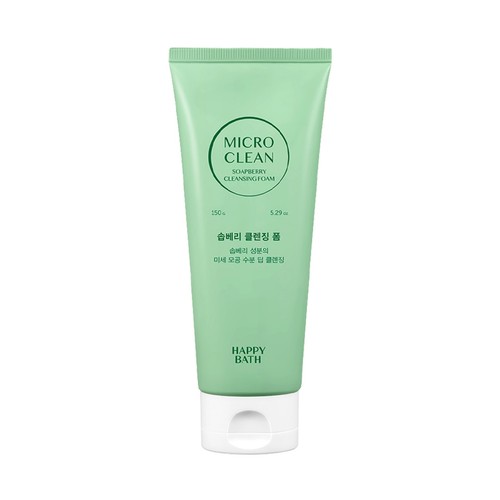 해피바스 마이크로 클린 솝베리 클렌징 폼 (150G)