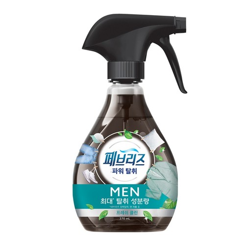 페브리즈 포맨 프레쉬클린 용기 (370ML)