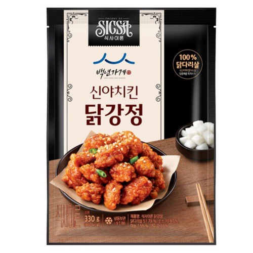 롯데웰푸드 식사이론 신야치킨 닭강정 (330G)