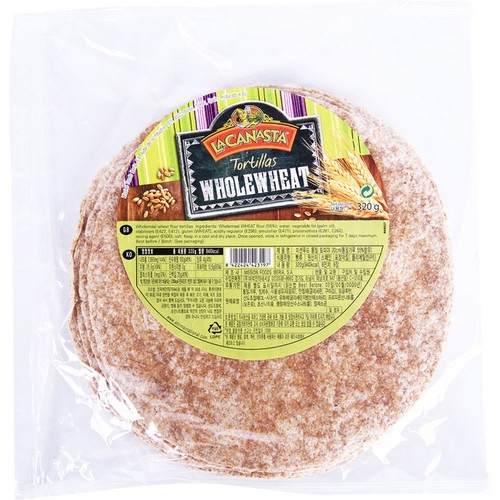 라카나스타 통밀또띠아 20cm(8인치) (320G)