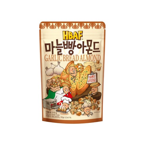 HBAF 마늘빵 아몬드 (190G)