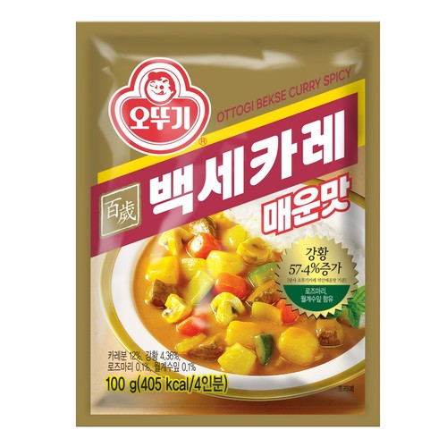 오뚜기 백세카레 매운맛 (100G)