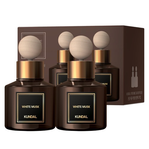 쿤달 디퓨저 방향제 (화이트머스크) (75ML * 2입)