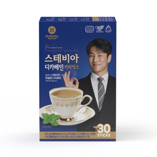 맥널티 스테비아 디카페인 커피믹스 (9.5G*30입)