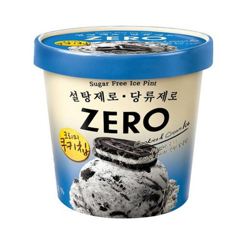 롯데 제로 파인트(쿠키앤크림) (474ML)