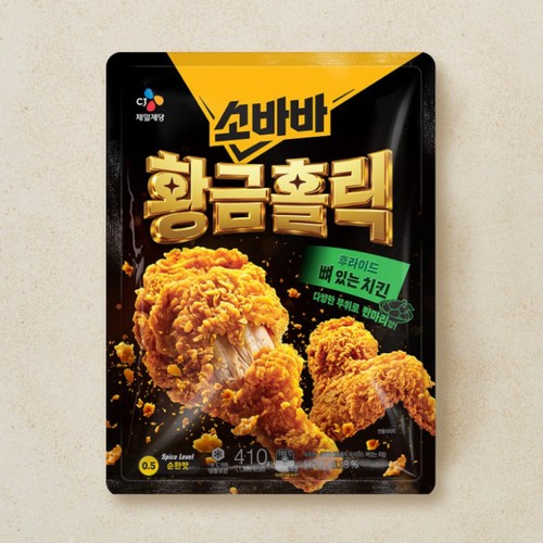 CJ 소바바 황금홀릭 뼈있는치킨 (410G)