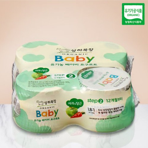 매일 상하목장 베이비 유기농 요거트 사과당근 (85G*4입)