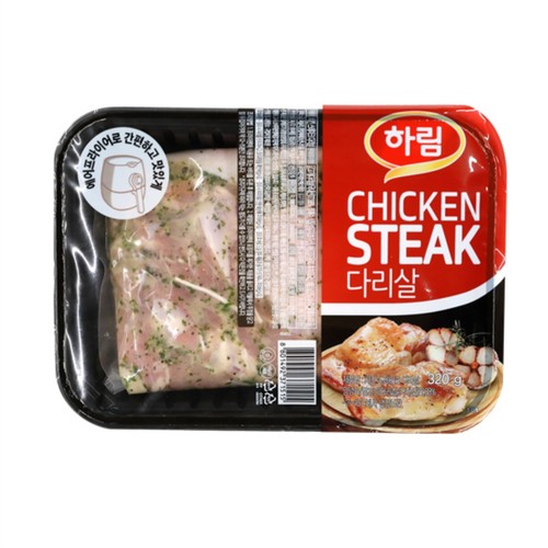 하림 치킨 스테이크 (다리살) (320G)