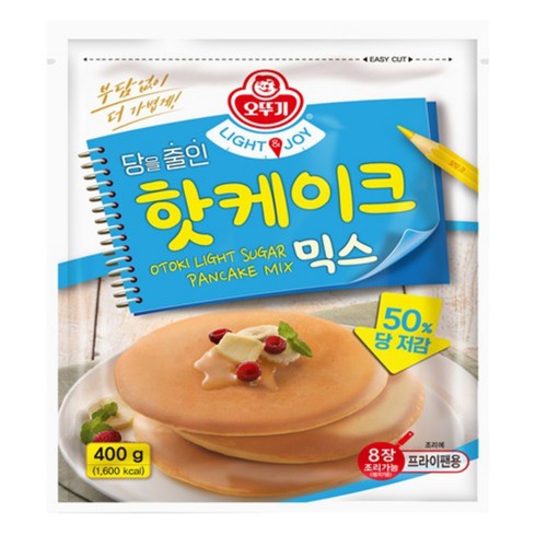 오뚜기 LIGHT&JOY 당을줄인 핫케이크믹스 (400G)