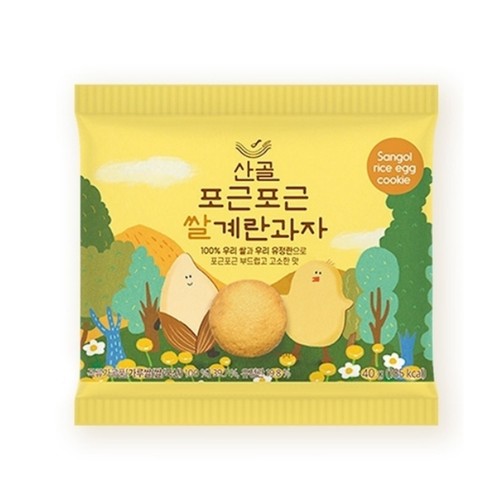 산골 포근포근 쌀계란과자 (40G)