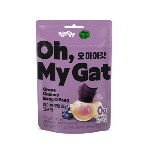 씨제이 비비고 오마이갓 젤리 포도맛 (40G)