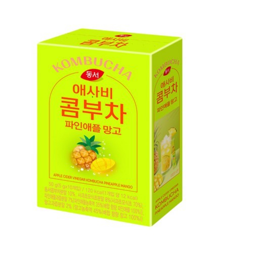  동서 애사비 콤부차 파인애플망고 (5G*10입)