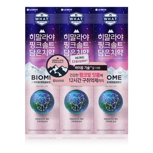 히말라야핑크솔트 바이옴치약 (100G*3)