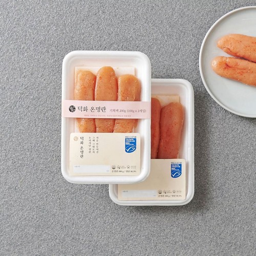 4%내외의 낮은 염도로 순한 온명란 기획 (100G*2)