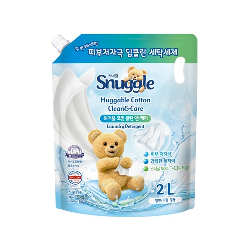 스너글 액체세제 허거블 코튼 (리필) (2L)