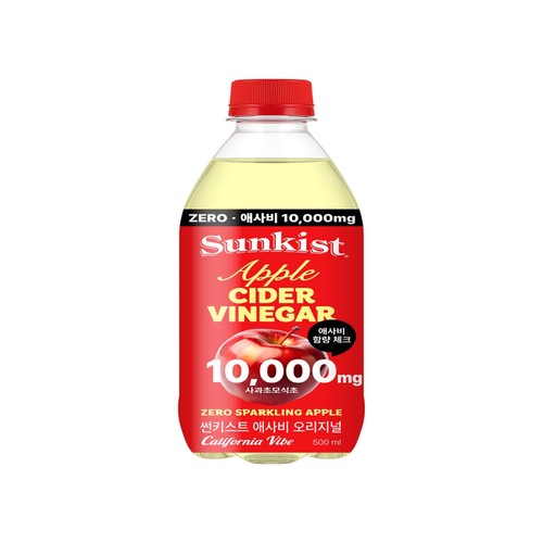 광동제약 썬키스트 애사비 제로 스파클링 (500ML)