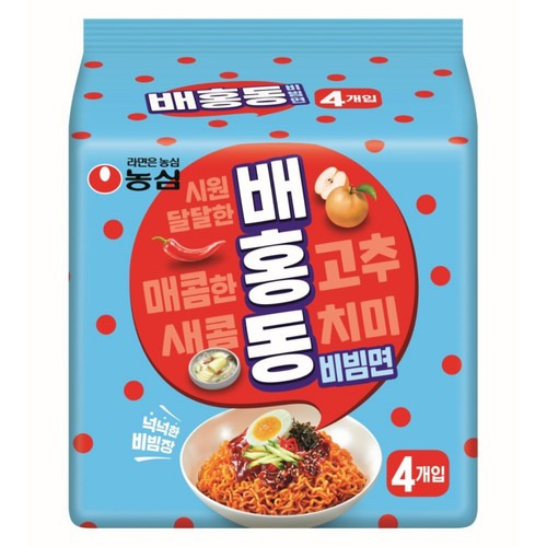 농심 배홍동 비빔면 (137g*4)
