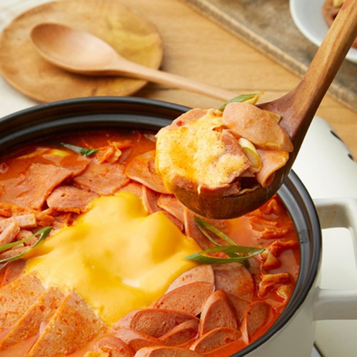 쿠캣 햄폭탄 부대찌개 (600G)