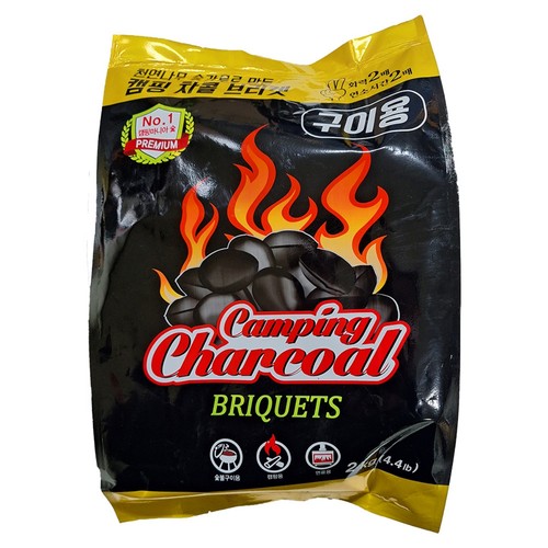 캠핑 차콜 브리켓 (2KG)