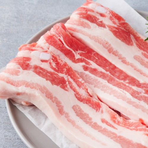 국내산 돼지 삼겹살 구이용(냉장) (600G)