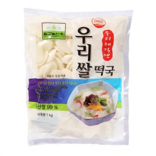칠갑농산 우리쌀 떡국 (1KG)