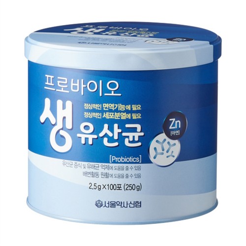 약사신협 프로바이오틱스 생유산균 (2.5G*100포)