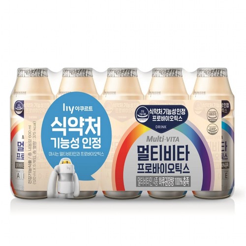 hy 야쿠르트 멀티비타 프로바이오틱스 (120ML*5입)