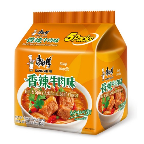  캉스푸 향라우육향라면 (104G*5)