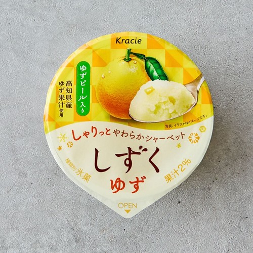 롯데쇼핑 크라시에 시즈쿠 유자 샤베트 (140ML)