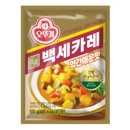 오뚜기 백세카레 약간매운맛 (100G)