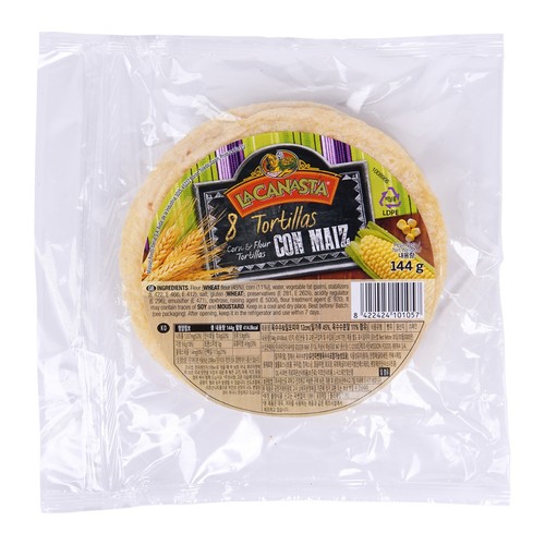 라카나스타 옥수수 밀또띠아 12cm(5인치) (144G)