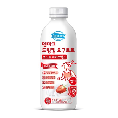 동원 덴마크 드링킹 요구르트 딸기 (750ML)
