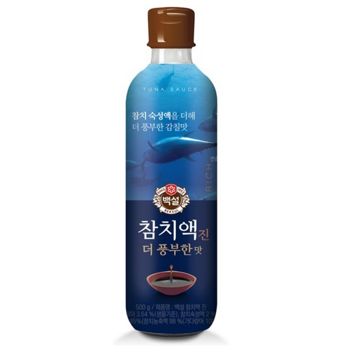 백설 참치액 진 더 풍부한맛 (500G)