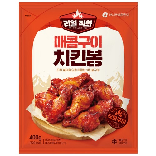 마니커 리얼직화 매콤구이 치킨봉 (400G)
