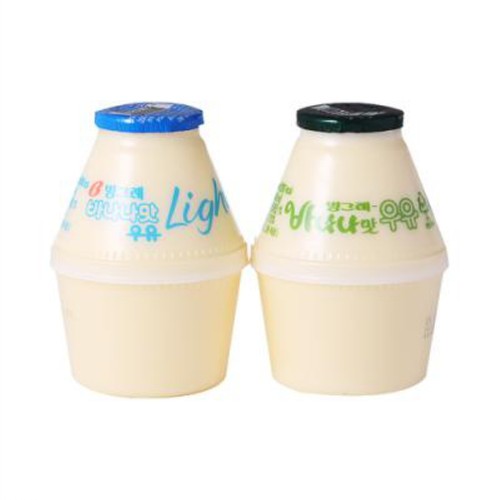 빙그레 바나나맛 우유+바나나맛 우유 라이트 (240ML*6입)