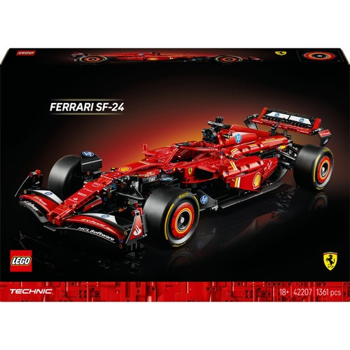 테크닉 레고 Ferrari SF 24 F1 레이스 카 (42207) (18세 이상)