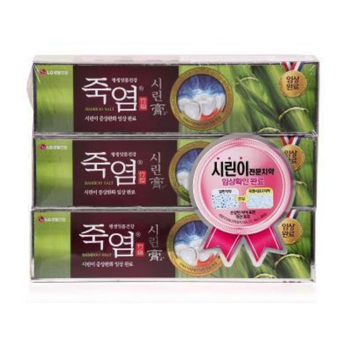 죽염 은강고 치약 (시린고) (120G*3입)