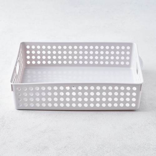 베이직 바스켓 (6호, 그레이) (35.5*26*8CM)