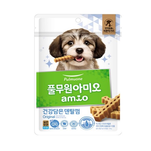 풀무원 아미오 건강담은 덴탈껌 오리지널 (100G)