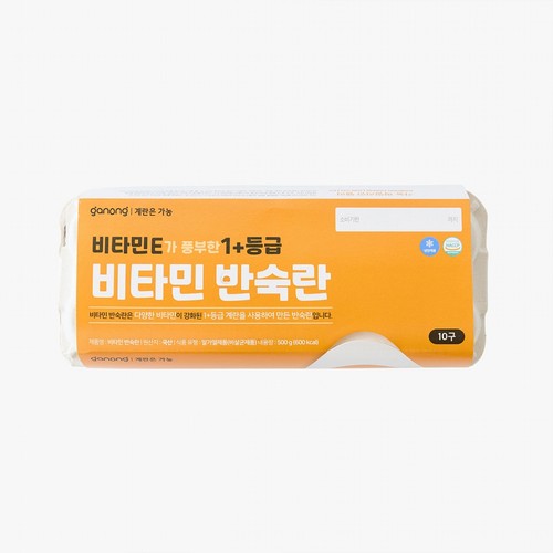 가농 1+등급 비타민 반숙란 (10입/500G)