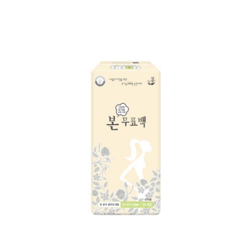 본 무표백 생리대 (대형) (24매)
