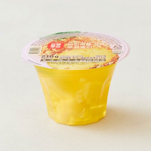 오늘좋은 파인애플 가득 푸딩젤리 (210G)