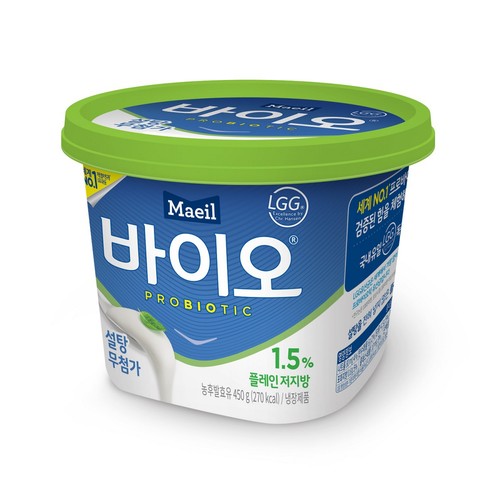 매일 바이오 요거트 무가당 플레인 저지방 (450G)