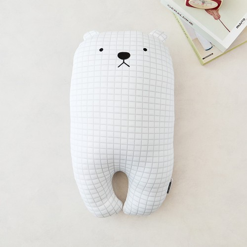 오늘좋은 울트라쿨 슈퍼냉감 애착쿠션(베어) (27*50*17CM)